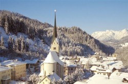 Winterfoto Hüttau Ortszentrum