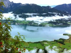 Blick &uuml;ber den Wolfgangsee