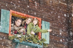 Juhuu - Neuschnee! Glück für die ganze Familie.